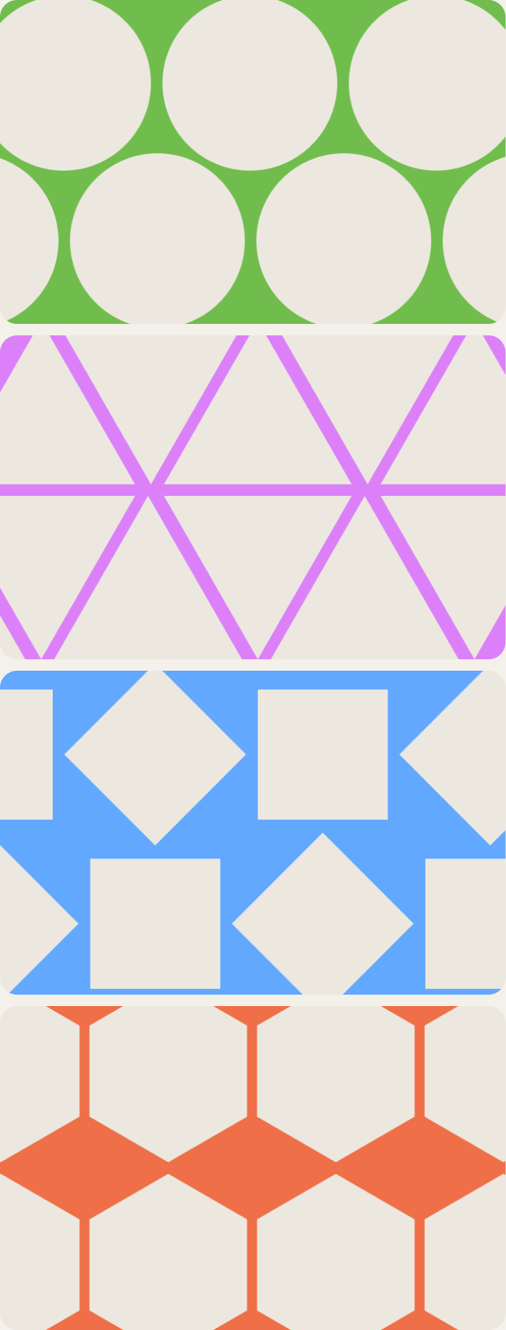 Color & shape studies